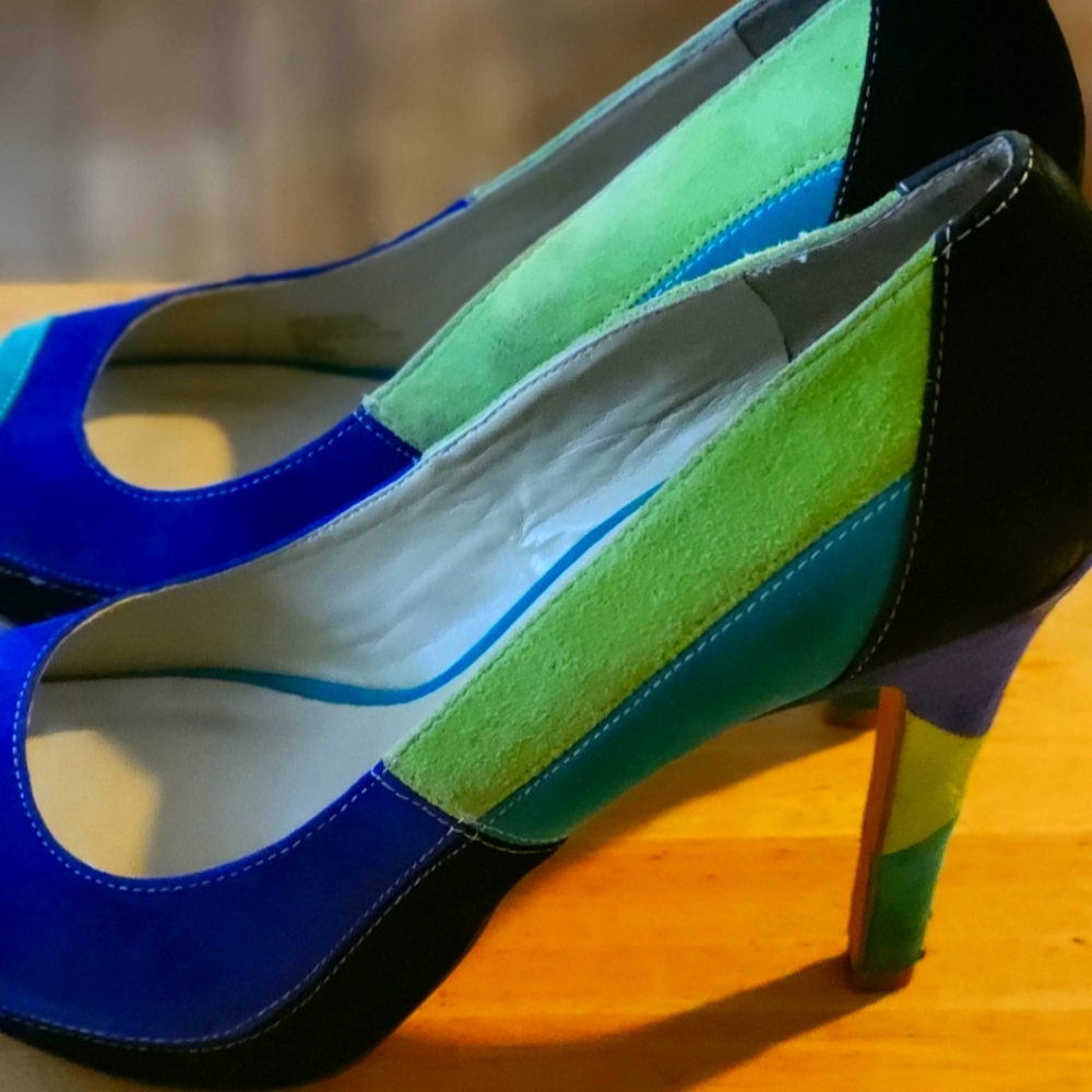 INC peeptoe 4.5in heels